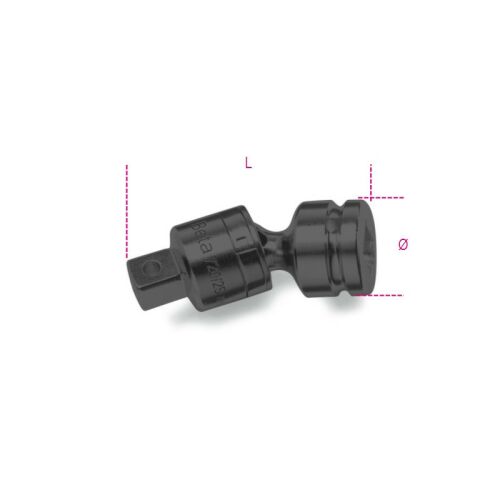 Beta 710/25 3/8"-os meghajtású univerzális csuklós dugókulcs adapter - Dugókulcs kiegészítő