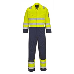 Hi-Vis Modaflame overál PW_MV28YNR5XL Sárga/Navy - 5XL méret 147266104 - Munkás overál
