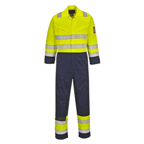 Hi-Vis Modaflame overál PW_MV28YNR5XL Sárga/Navy - 5XL méret