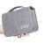 Szürke utazó kozmetikai táska horgos kialakítással 147268198
