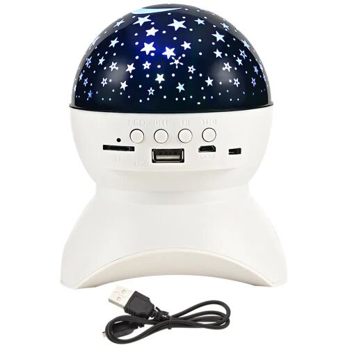 Csillagos égbolt projektor LED lámpa Bluetooth hangszóróval és USB csatlakozóval 163599164 - Éjjeli fény és projektor