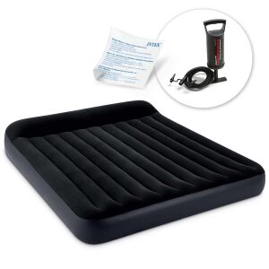 Rainbow felfújható matrac 203x183x25 cm pumpával INTEX 64144