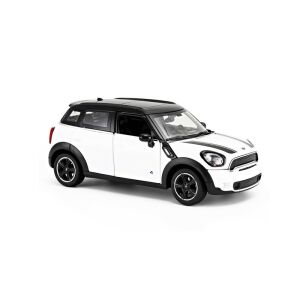 Fehér Mini Cooper fém autó 1/24 méretarányú