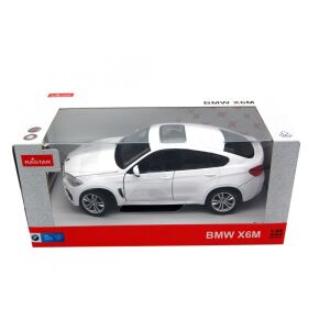 Fém autó BMW X6M fehér, 1:24 méretarányűret