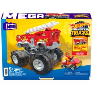 Hot Wheels Monster Truck Mega Set Construction 5 riasztós játék