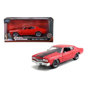 Halálos iramban 1970-es Chevy Chevelle öntött autómodell, 1-24 méretarányú