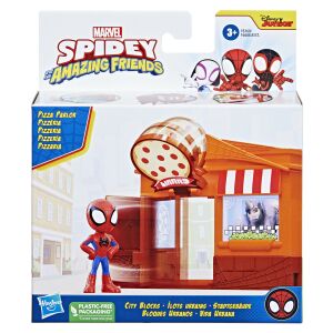 Spidey csodálatos barátai City Bloks pizzéria építőkészlet