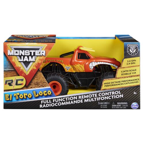 Monster Jam El Toro Loco RC autó 1:24 méretarány, távirányítós játék teherautó - Távirányítós jármű