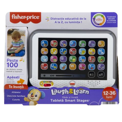 Fisher-Price Laugh & Learn Smart Stages táblagép, oktatójáték kisgyermekeknek 12-36 hónapos korig - Baba és tipegő