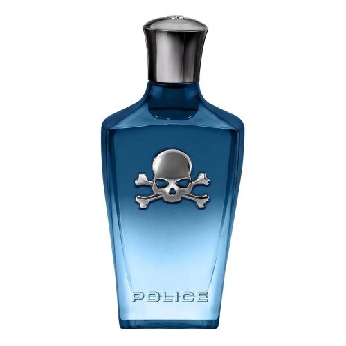 Police Potion Power Eau De Parfum férfiaknak 100ml, magával ragadó illat koponya és keresztcsont motívummal. 