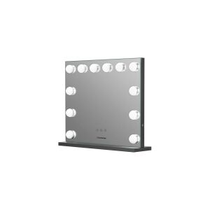 Humanas HS HM02 LED Asztali Kozmetikai Sminktükör 55 x 45 cm - Fekete