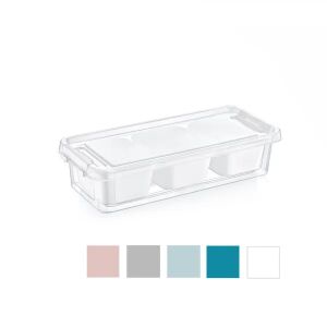 Grand műanyag 3 rekeszes, zárható tároló- és ételdoboz 147289232 - Tárolás & Rendszerezés