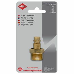 GYORSCSATLAKOZÓ DUGÓ KÜLSŐ MENETTEL 1/2'' - AP 4311535 147290874 - Csatlakozó és kiegészítő
