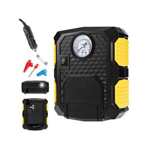 Autós kompresszor pumpa 12V LED világítással 150 PSI - autó guminyomás pumpa, autós lufipumpa, autós kerekek pumpálása 147291290 - Kompresszor