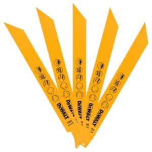 DEWALT Orrfűrészlap, 203mm, 5db, fém, 3mm, kettősfém 147292904 - Dewalt