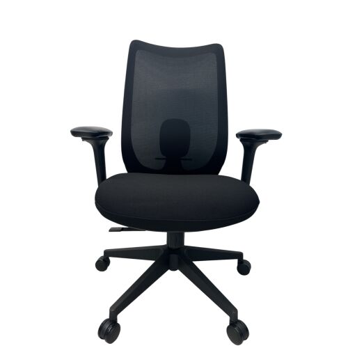 Aarven Fekete Ergonomikus Irodai Forgószék 4D Kartámasszal és Deréktámasszal - Irodai szék