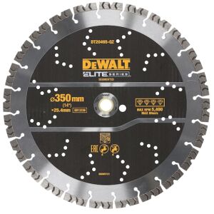 DEWALT Vágótárcsa, Elite Diamond, 350mm, vasalt betonhoz 147292996 - Dewalt