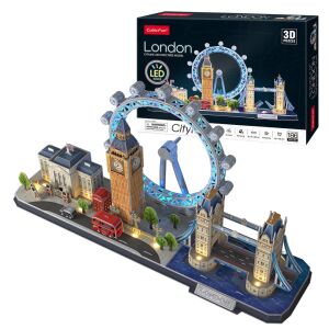 CubicFun 3D puzzle City Line London LED világítással 147293305 - 3D puzzle