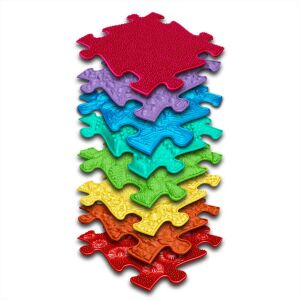 Muffik ortopédiai puzzle szőnyeg - Szivárvány készlet, 8 db 147293474 - Babajáték