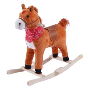 Újszerű - Pepita plüss Hintaló nyereggel és hangeffekttel #barna 147294945 - Babajáték