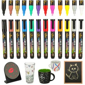 Krétafilcek üvegtáblákhoz, 12 db.