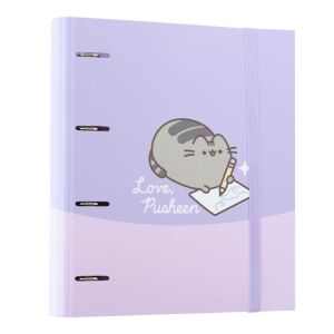 Pusheen - A4-es mappák a Moments kollekcióból (4 gyűrű, gumiszalag)