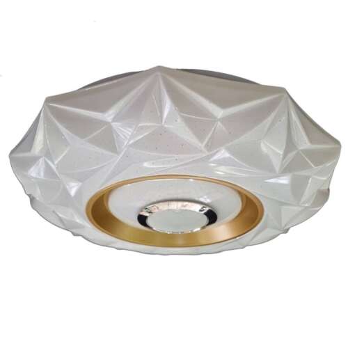 Rixme stropná Bluetooth lampa, 3 farby, teplo + RGB s reproduktorom a diaľkovým ovládaním RZ6500