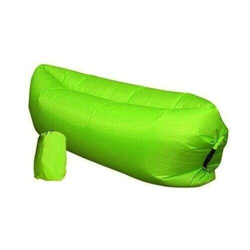 LazyBag Pumpa Nélküli Felfújható Matrac Zöld