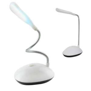 Bright & Light asztali, irodai LED lámpa, 4 db LED fényforrással, 360 fokban elforgatható