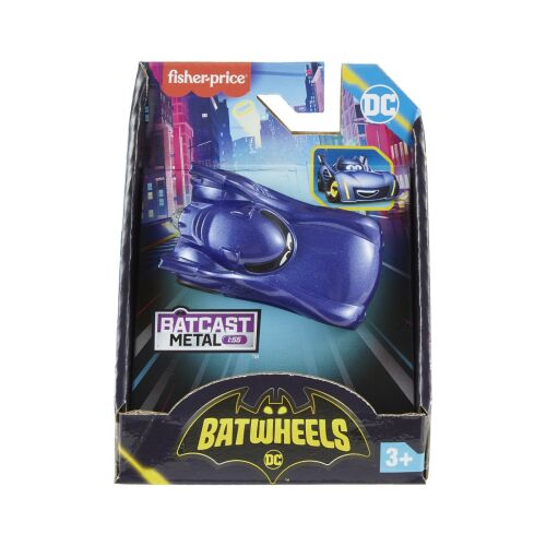 Fisher-Price Batwheels Batmobile öntött autó 1:55 méretarányú csomagolásban - Autó és jármű