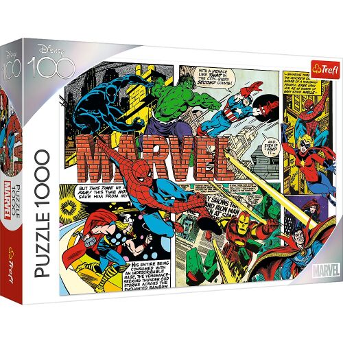 Trefl 1000 darabos Disney Marvel hős puzzle doboz - Puzzle és kirakó