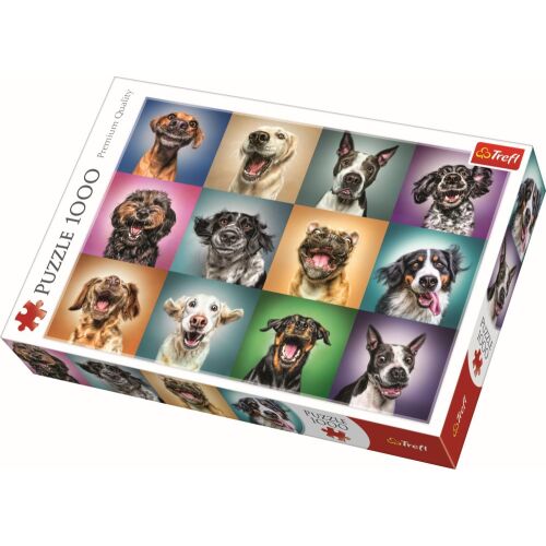 Trefl 1000 darabos puzzle aranyos kiskutya portrékkal - Puzzle és kirakó