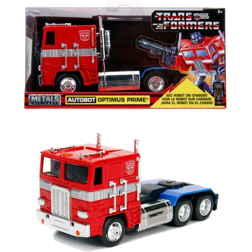 Transformers G1 Optimus Prime fém autó, 1/32 méretarányú modell - Autó és jármű