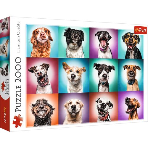 Trefl 2000 darabos puzzle vicces kiskutyákkal - Puzzle és kirakó