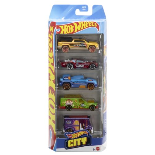 Hot Wheels autó készlete - City, 5 db