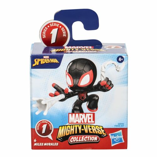 Marvel Pókember Mighty-Verse sorozat 1. Miles Morales 6cm figura csomagolásban - Mesehős figura