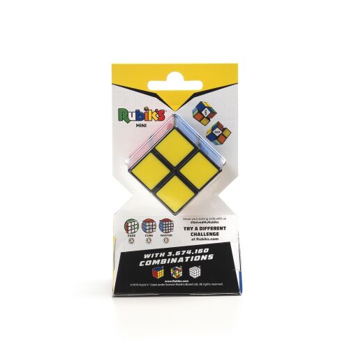 Rubik-kocka Mini 2x2, egy klasszikus színpárosításos kirakós játék gyerekeknek és felnőtteknek - Logikai játék