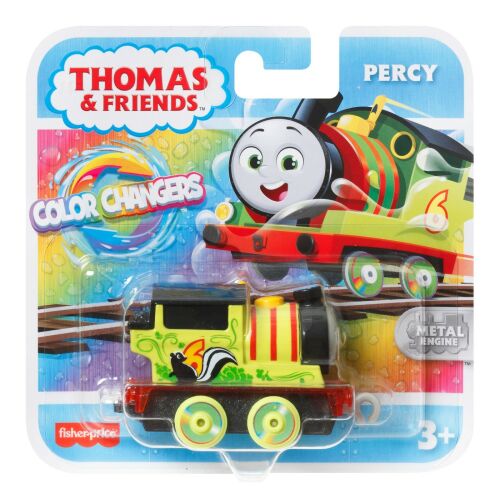 Thomas és Barátai Színváltós Percy fém mozdony játék - Autó és jármű