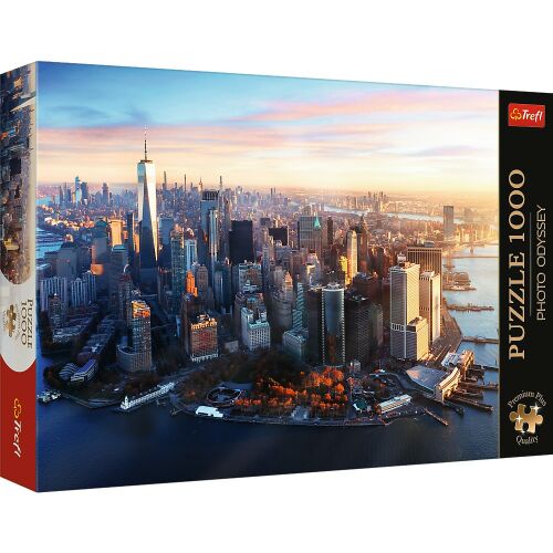 Puzzle Trefl 1000 Premium Plus fotó Odüsszea Manhattan New York 168645914 - Puzzle