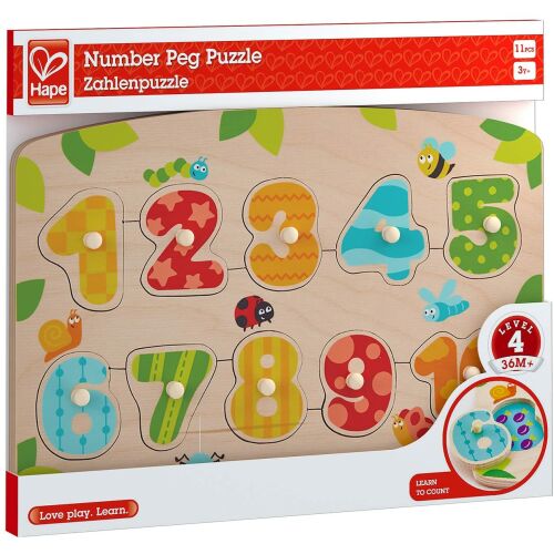 Hape Fa puzzle, Számok, 11 db 168730090 - Puzzle és kirakó