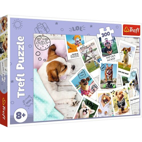 Puzzle Trefl 300 db Nyaralási Képek 168619211 - Puzzle és kirakó