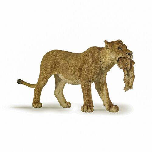 Papo Oroszlánnő kölyökkel figura, élethű állatfigura gyerekeknek - Figura