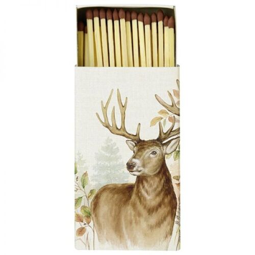 Szarvasos gyufa - Hunted Deer gyufa szarvas illusztrációval - Gyufa