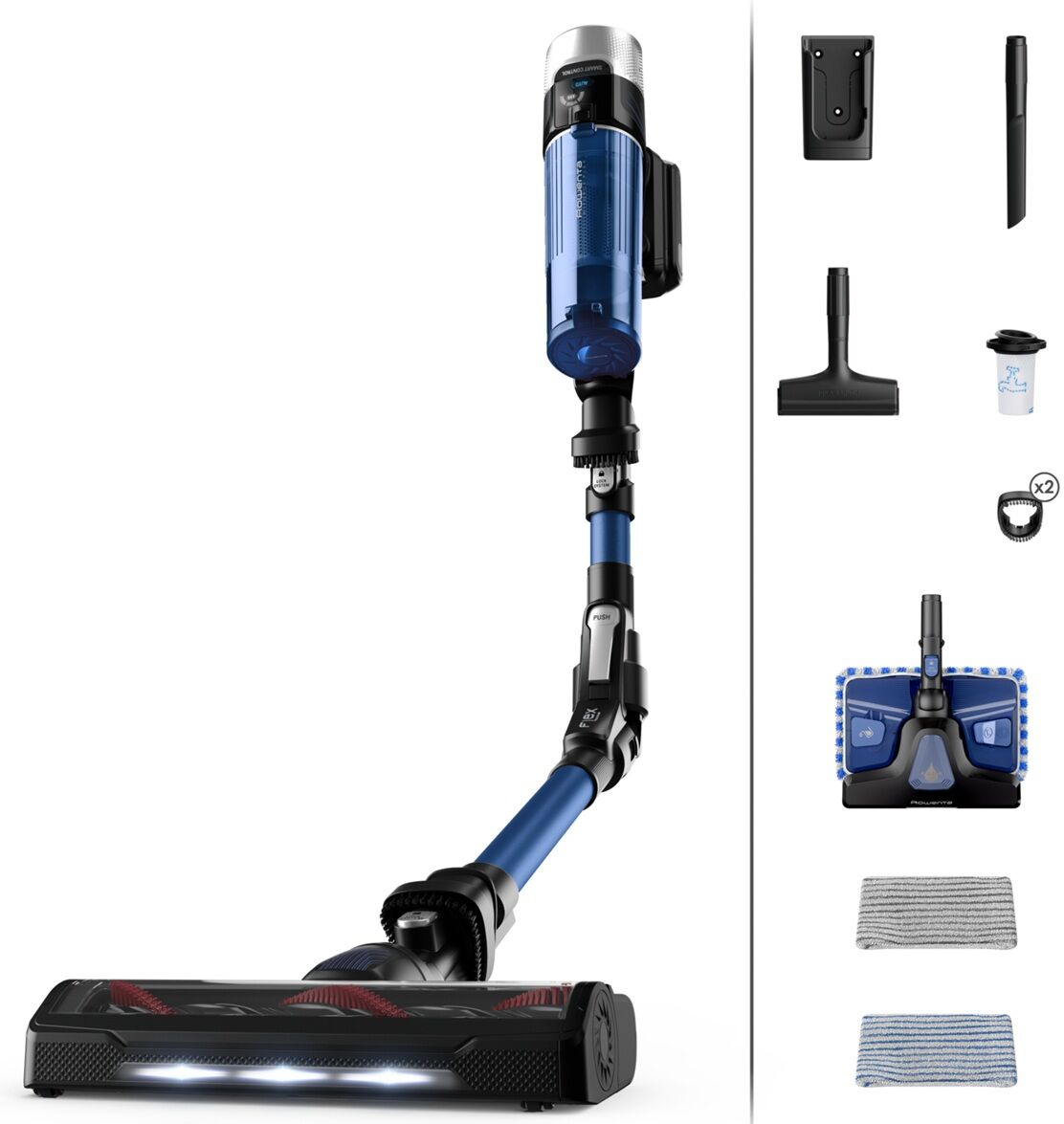E-shop Rowenta RH20C4WO X-Force Flex Aqua 9.60 Akumulátorový vysávač, či...