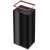 Kosz na śmieci Hailo Big-Box Swing XL 52L, czarny, z wyjmowanym uchwytem na worek