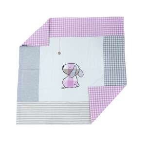 Kutya mintás rózsaszín gyerek takaró - 100x100 cm 43090199 