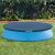 Intex 305cm Round Pool Cover protecting a blue above ground pool