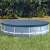 INTEX 366 cm round pool cover, blue, for above ground pools