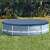 INTEX 366 cm runder Pool-Abdeckung, blau, für oberirdische Pools