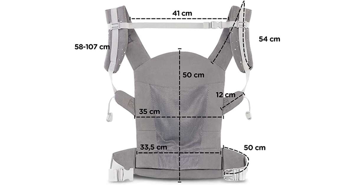 Kinderkraft Huggy Ergonomic Carrier with Buckle Bird #black-pink